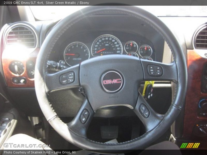 Silver Green Metallic / Ebony 2009 GMC Envoy SLT 4x4