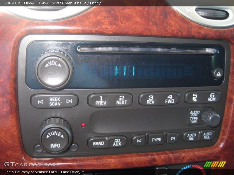 Silver Green Metallic / Ebony 2009 GMC Envoy SLT 4x4