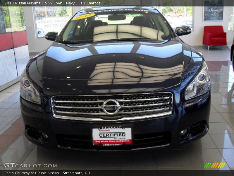 Navy Blue / Charcoal 2010 Nissan Maxima 3.5 SV Sport