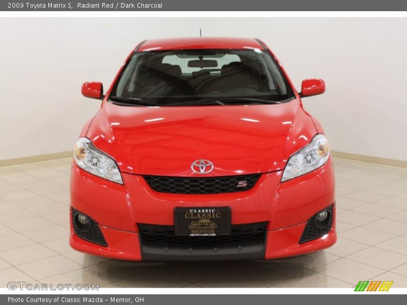 Radiant Red / Dark Charcoal 2009 Toyota Matrix S