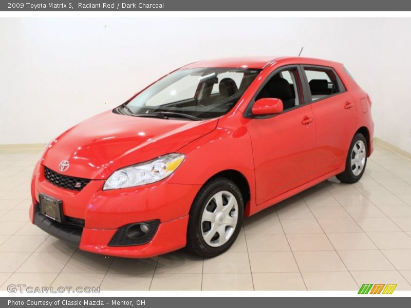 Radiant Red / Dark Charcoal 2009 Toyota Matrix S