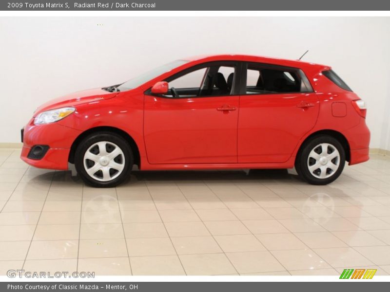 Radiant Red / Dark Charcoal 2009 Toyota Matrix S