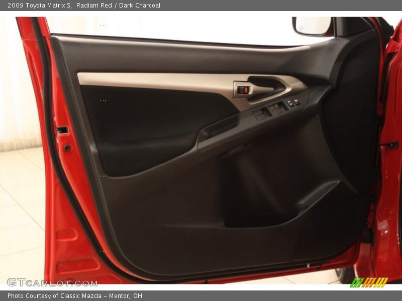 Radiant Red / Dark Charcoal 2009 Toyota Matrix S