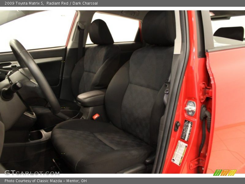 Radiant Red / Dark Charcoal 2009 Toyota Matrix S