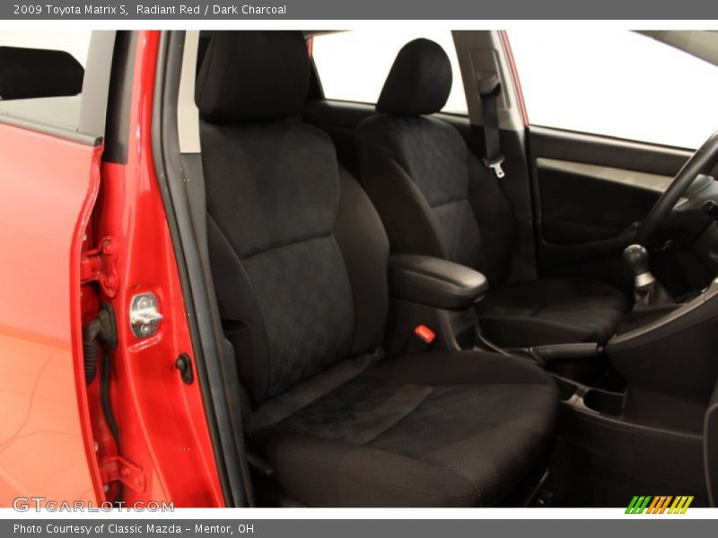 Radiant Red / Dark Charcoal 2009 Toyota Matrix S