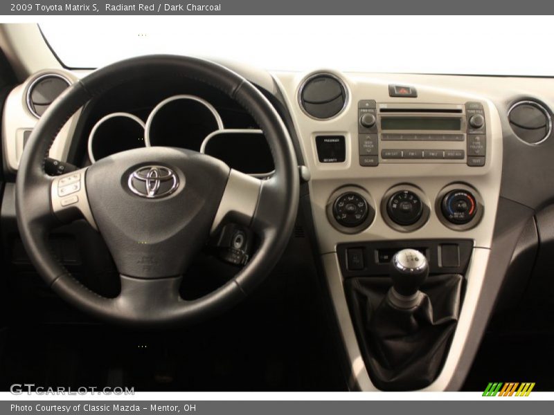 Radiant Red / Dark Charcoal 2009 Toyota Matrix S
