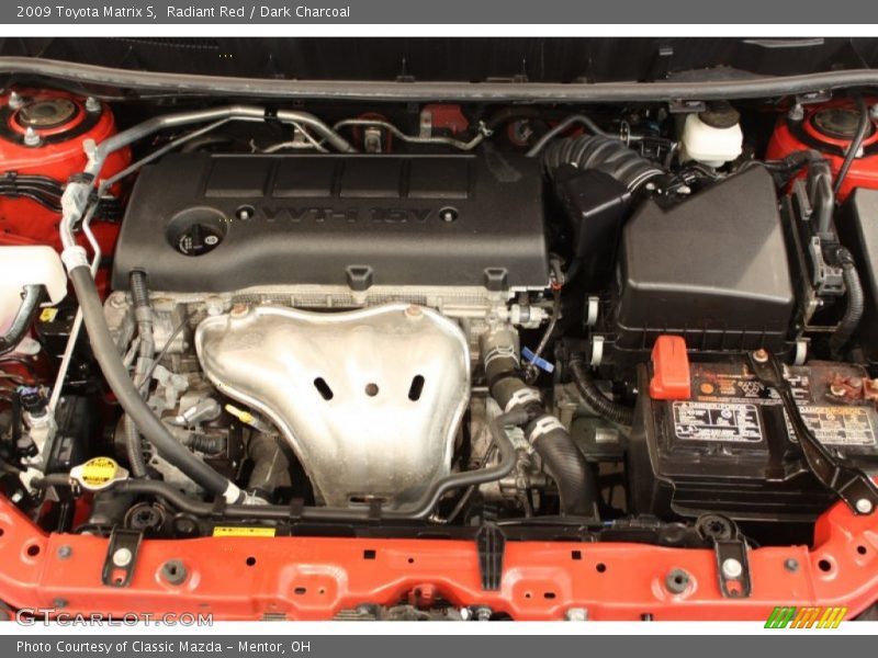 Radiant Red / Dark Charcoal 2009 Toyota Matrix S