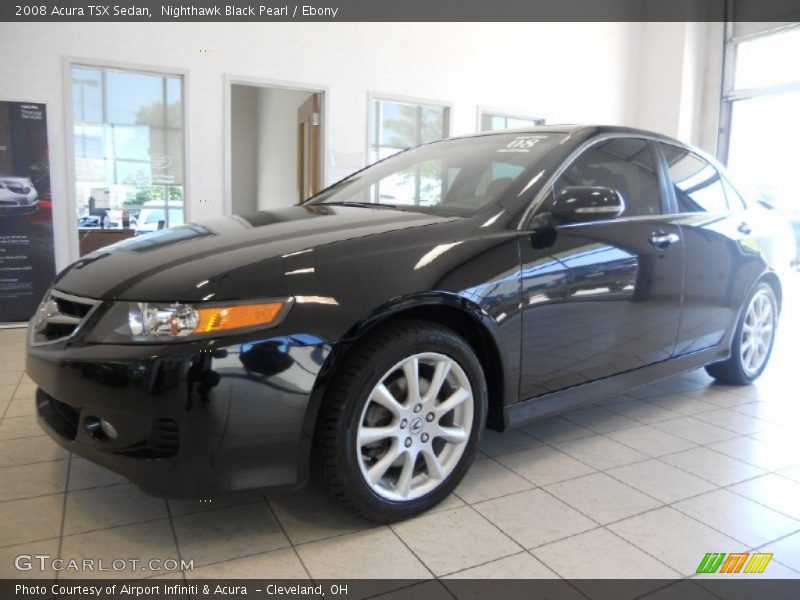 Nighthawk Black Pearl / Ebony 2008 Acura TSX Sedan