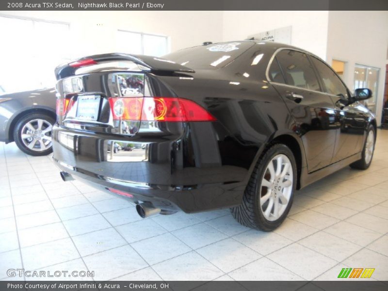 Nighthawk Black Pearl / Ebony 2008 Acura TSX Sedan