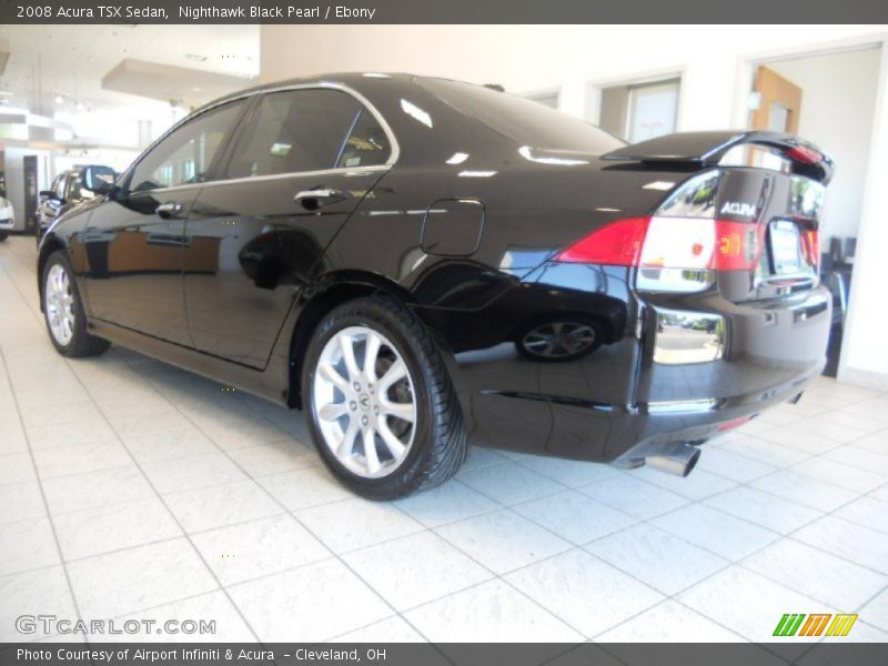 Nighthawk Black Pearl / Ebony 2008 Acura TSX Sedan