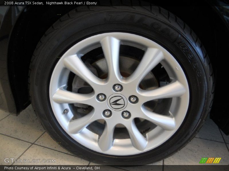 Nighthawk Black Pearl / Ebony 2008 Acura TSX Sedan