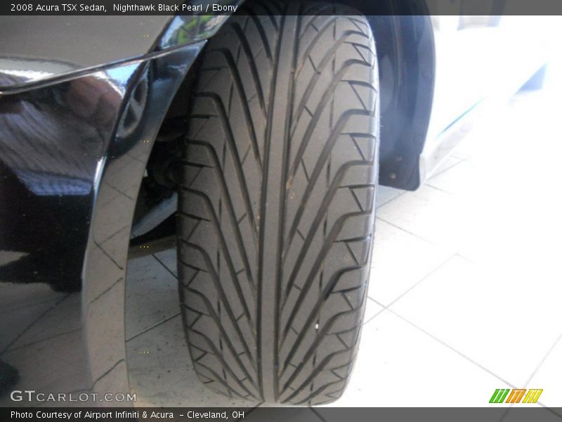 Nighthawk Black Pearl / Ebony 2008 Acura TSX Sedan