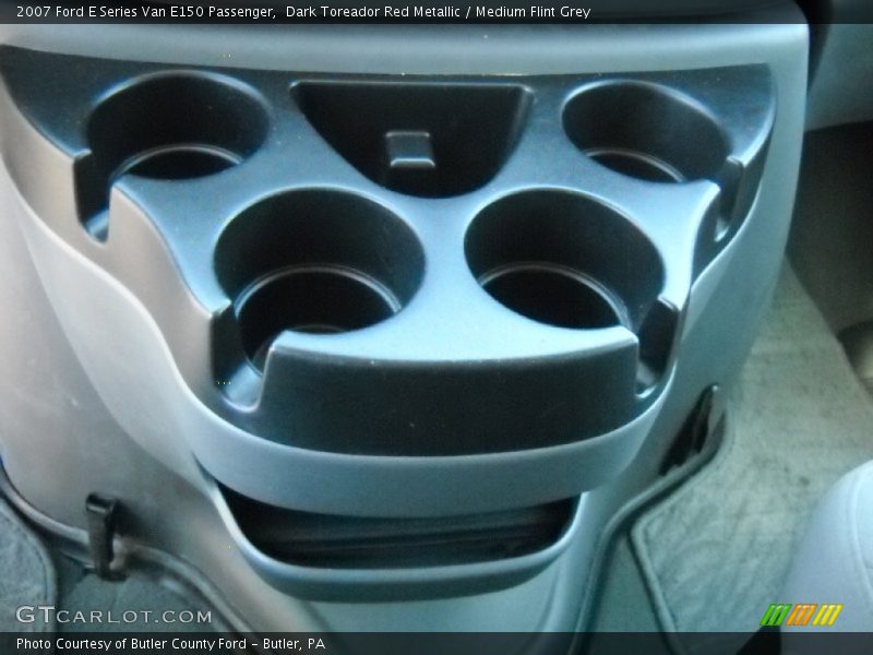 Dark Toreador Red Metallic / Medium Flint Grey 2007 Ford E Series Van E150 Passenger