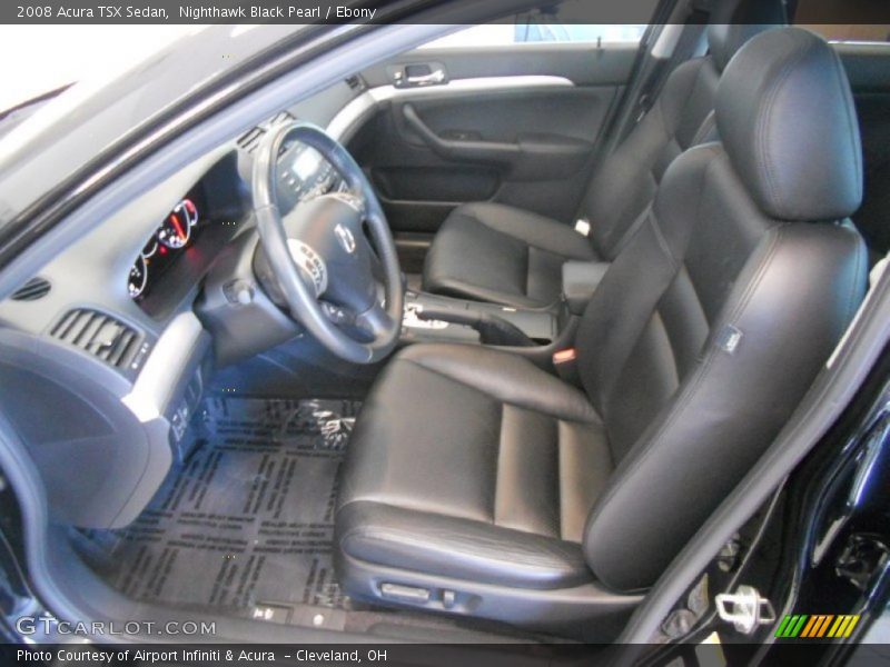 Nighthawk Black Pearl / Ebony 2008 Acura TSX Sedan