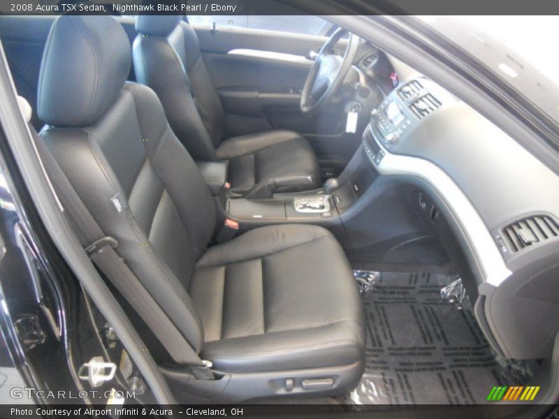 Nighthawk Black Pearl / Ebony 2008 Acura TSX Sedan