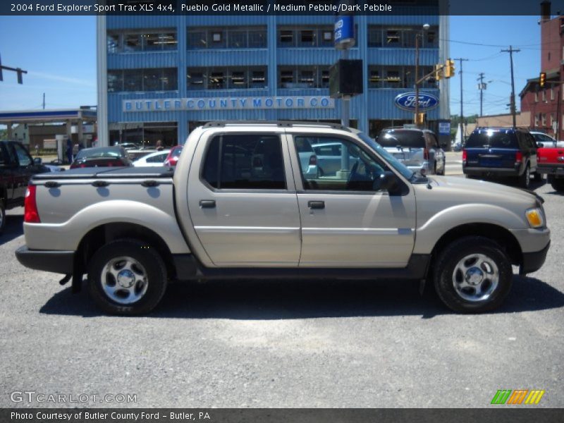 Pueblo Gold Metallic / Medium Pebble/Dark Pebble 2004 Ford Explorer Sport Trac XLS 4x4