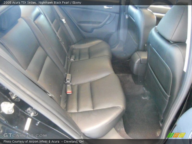 Nighthawk Black Pearl / Ebony 2008 Acura TSX Sedan