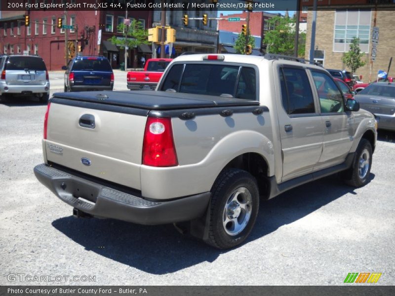 Pueblo Gold Metallic / Medium Pebble/Dark Pebble 2004 Ford Explorer Sport Trac XLS 4x4