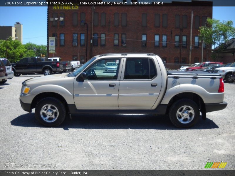 Pueblo Gold Metallic / Medium Pebble/Dark Pebble 2004 Ford Explorer Sport Trac XLS 4x4