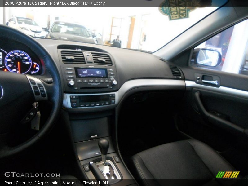 Nighthawk Black Pearl / Ebony 2008 Acura TSX Sedan