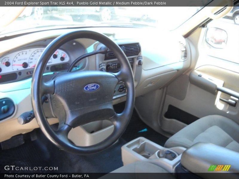 Pueblo Gold Metallic / Medium Pebble/Dark Pebble 2004 Ford Explorer Sport Trac XLS 4x4