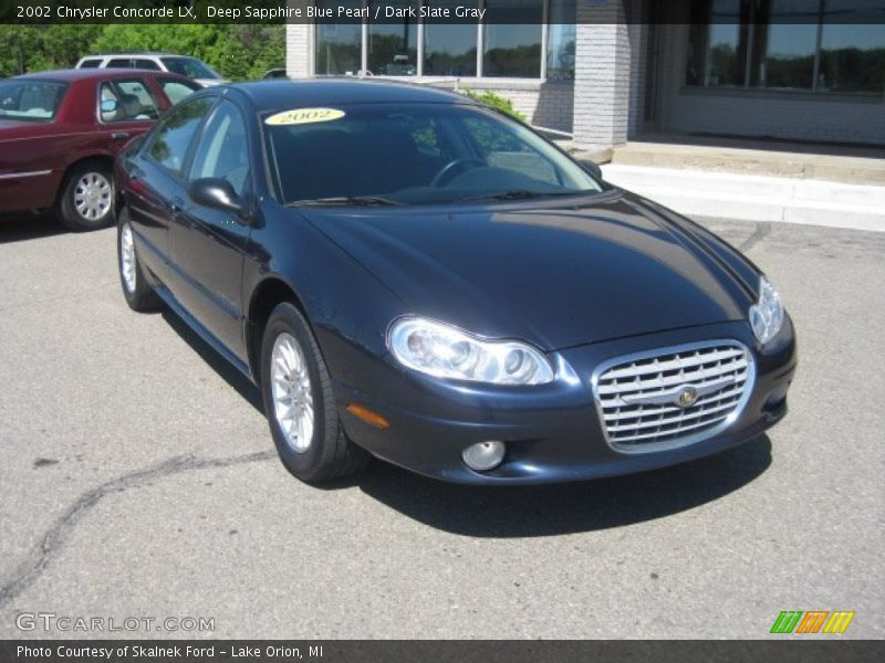 Deep Sapphire Blue Pearl / Dark Slate Gray 2002 Chrysler Concorde LX