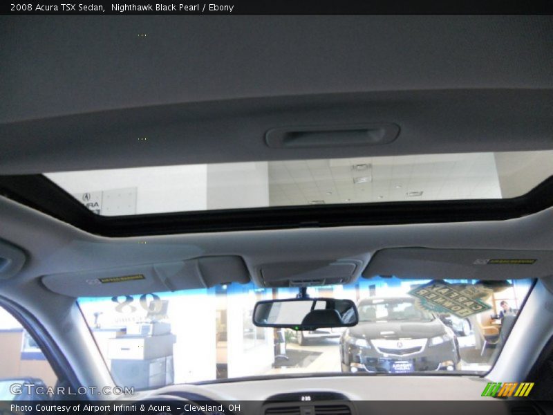 Nighthawk Black Pearl / Ebony 2008 Acura TSX Sedan