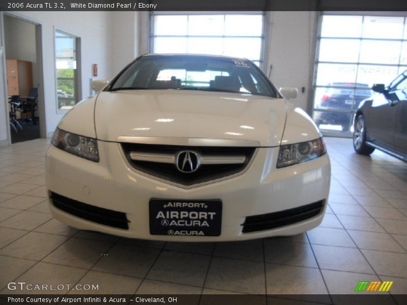 White Diamond Pearl / Ebony 2006 Acura TL 3.2