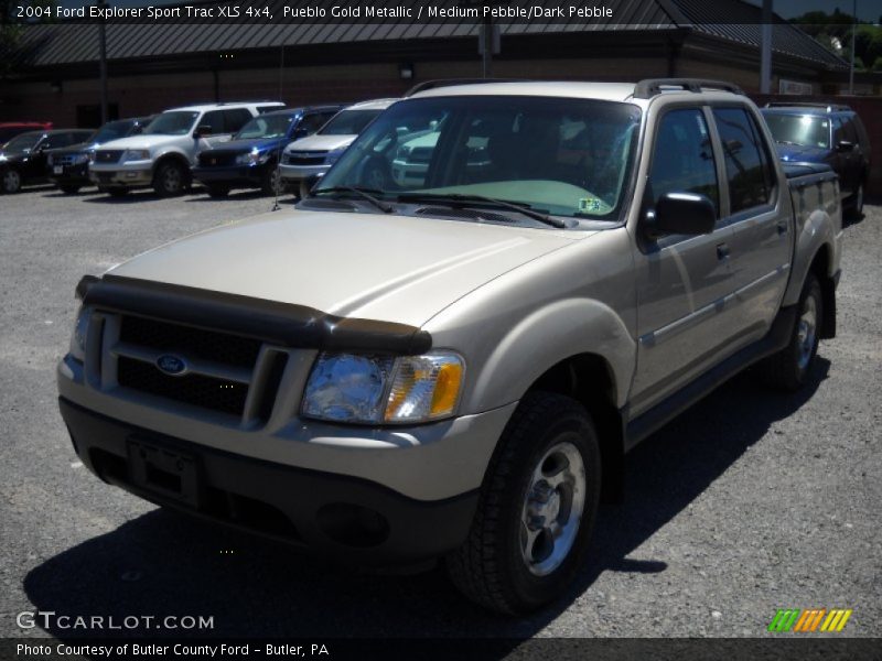 Pueblo Gold Metallic / Medium Pebble/Dark Pebble 2004 Ford Explorer Sport Trac XLS 4x4