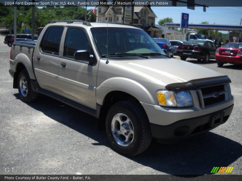 Pueblo Gold Metallic / Medium Pebble/Dark Pebble 2004 Ford Explorer Sport Trac XLS 4x4