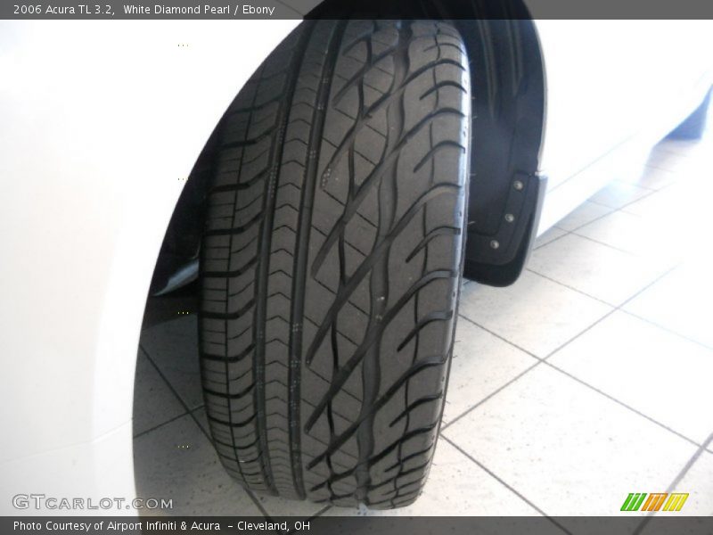 White Diamond Pearl / Ebony 2006 Acura TL 3.2