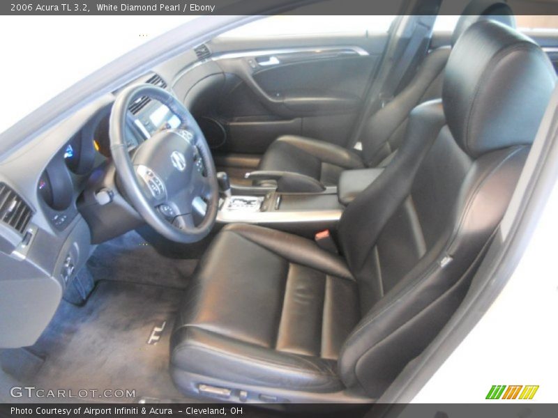 White Diamond Pearl / Ebony 2006 Acura TL 3.2