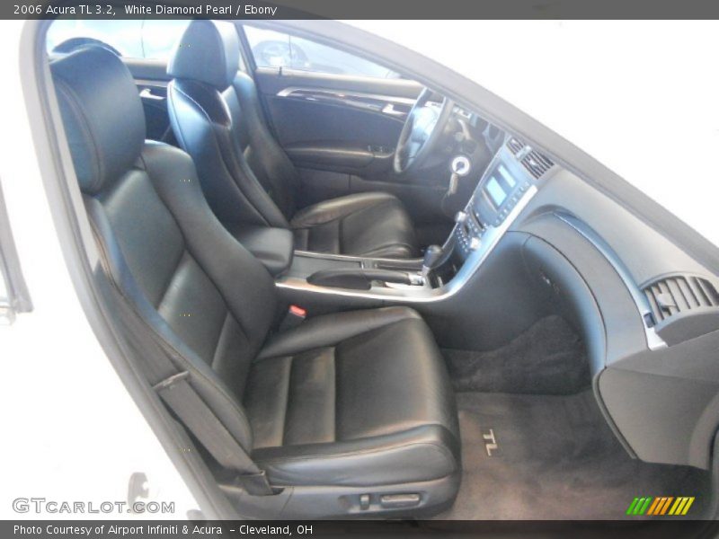 White Diamond Pearl / Ebony 2006 Acura TL 3.2