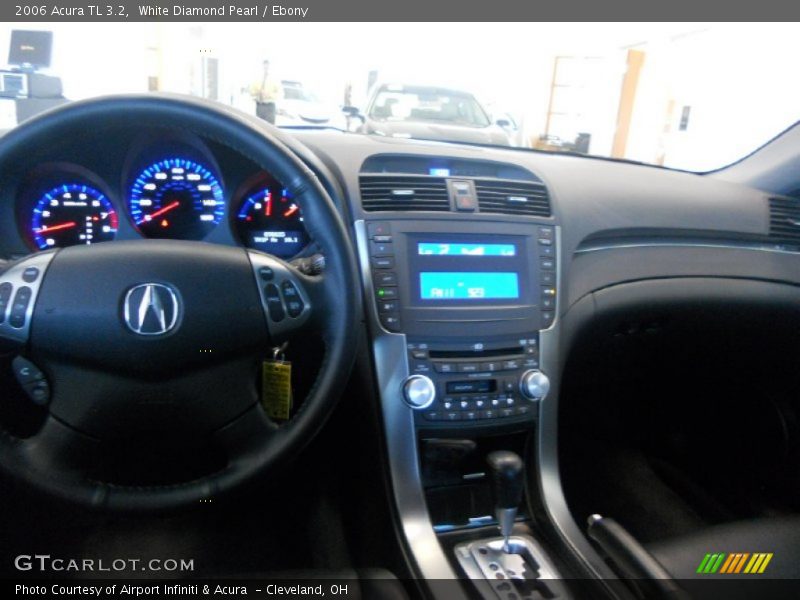 White Diamond Pearl / Ebony 2006 Acura TL 3.2