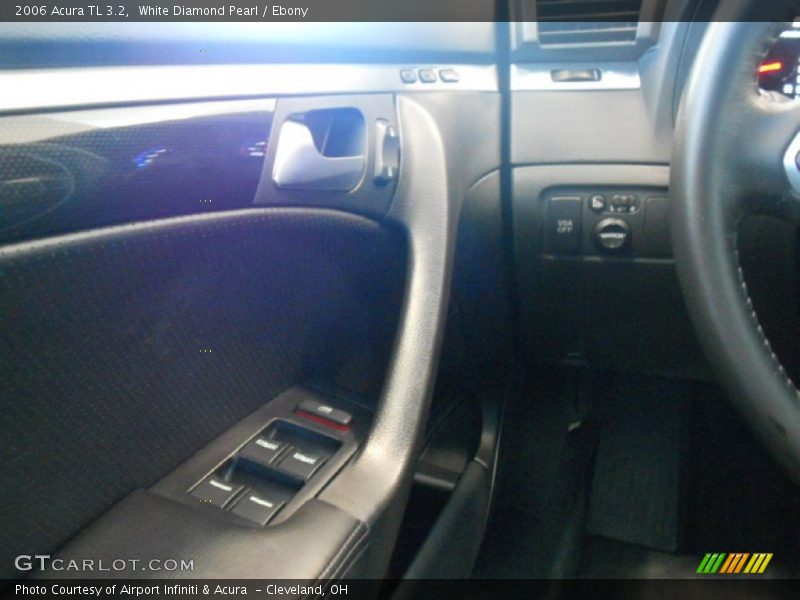White Diamond Pearl / Ebony 2006 Acura TL 3.2