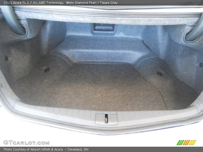 White Diamond Pearl / Taupe Gray 2011 Acura TL 3.7 SH-AWD Technology