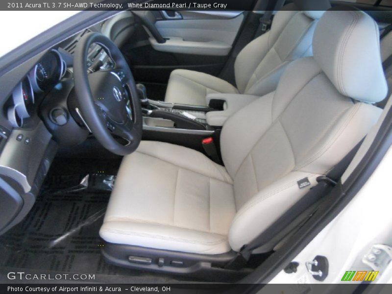  2011 TL 3.7 SH-AWD Technology Taupe Gray Interior