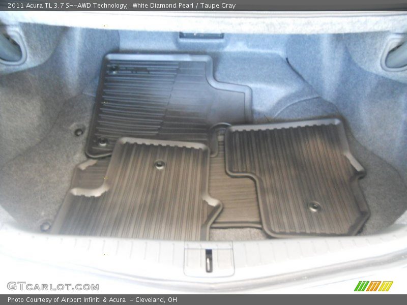 White Diamond Pearl / Taupe Gray 2011 Acura TL 3.7 SH-AWD Technology
