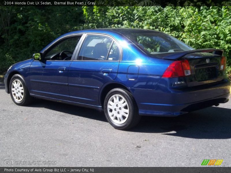 Eternal Blue Pearl / Gray 2004 Honda Civic LX Sedan