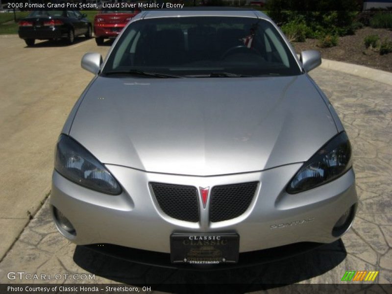 Liquid Silver Metallic / Ebony 2008 Pontiac Grand Prix Sedan