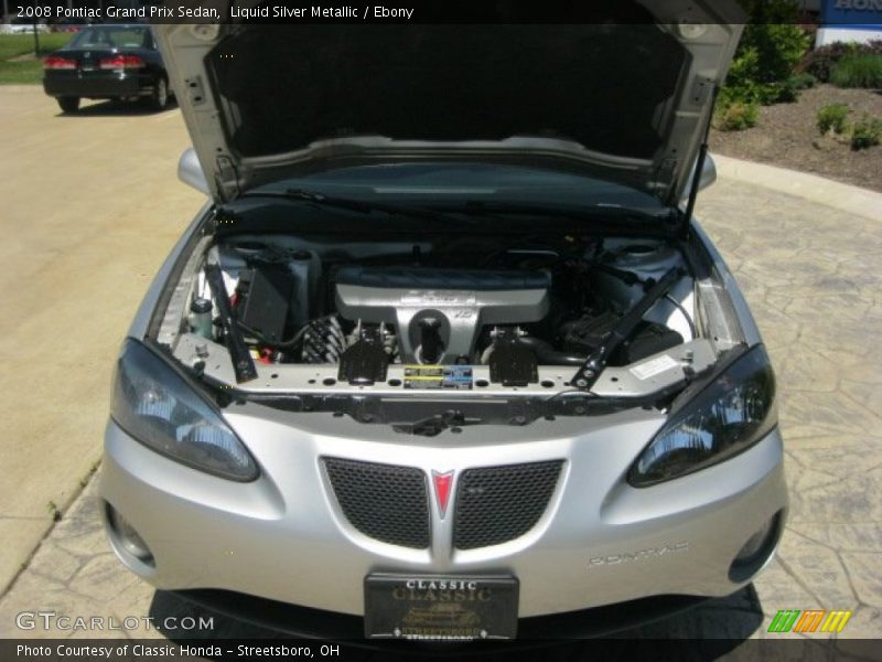 Liquid Silver Metallic / Ebony 2008 Pontiac Grand Prix Sedan