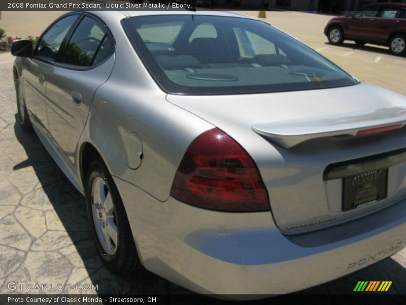 Liquid Silver Metallic / Ebony 2008 Pontiac Grand Prix Sedan
