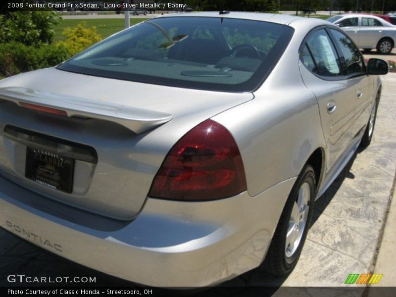 Liquid Silver Metallic / Ebony 2008 Pontiac Grand Prix Sedan