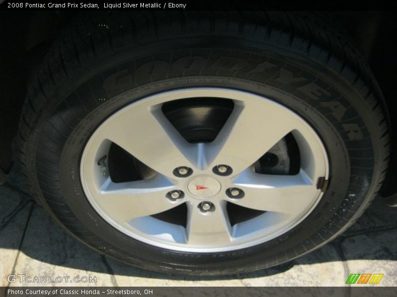 Liquid Silver Metallic / Ebony 2008 Pontiac Grand Prix Sedan