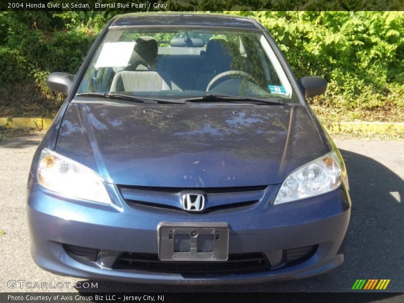 Eternal Blue Pearl / Gray 2004 Honda Civic LX Sedan