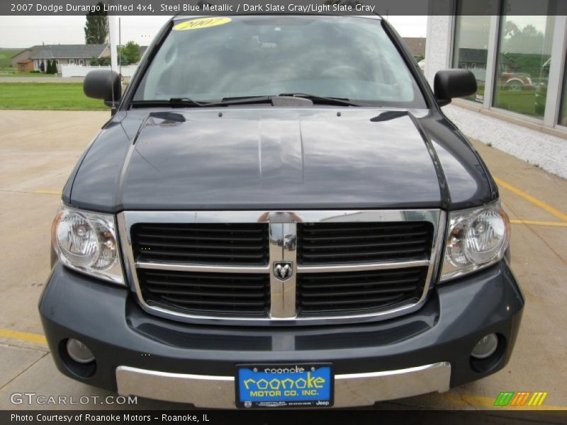 Steel Blue Metallic / Dark Slate Gray/Light Slate Gray 2007 Dodge Durango Limited 4x4