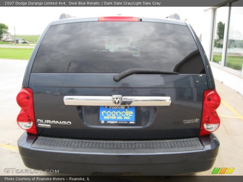Steel Blue Metallic / Dark Slate Gray/Light Slate Gray 2007 Dodge Durango Limited 4x4