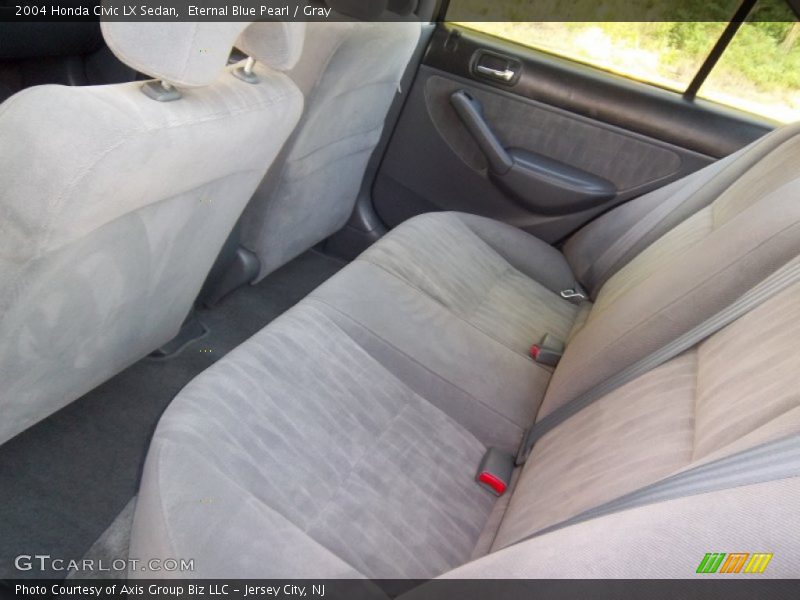 Eternal Blue Pearl / Gray 2004 Honda Civic LX Sedan