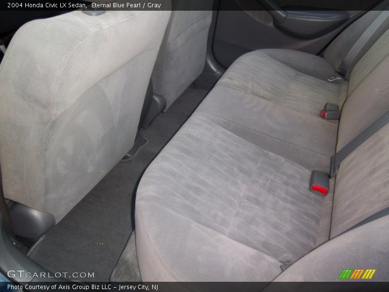 Eternal Blue Pearl / Gray 2004 Honda Civic LX Sedan
