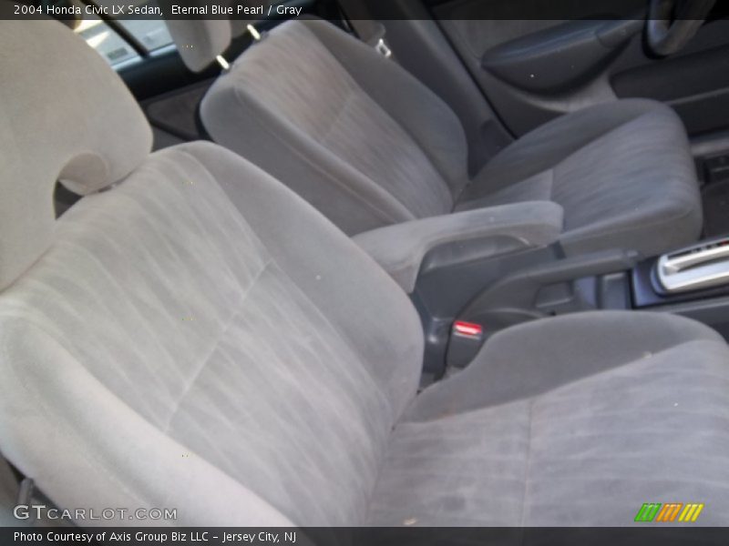 Eternal Blue Pearl / Gray 2004 Honda Civic LX Sedan